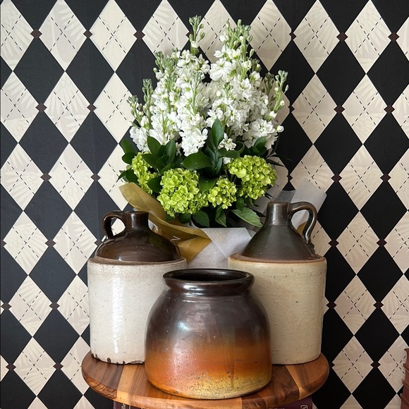 Antique Stoneware Jug | Rustic Primitive Crock | Early American Pottery - Picture 12 of 14